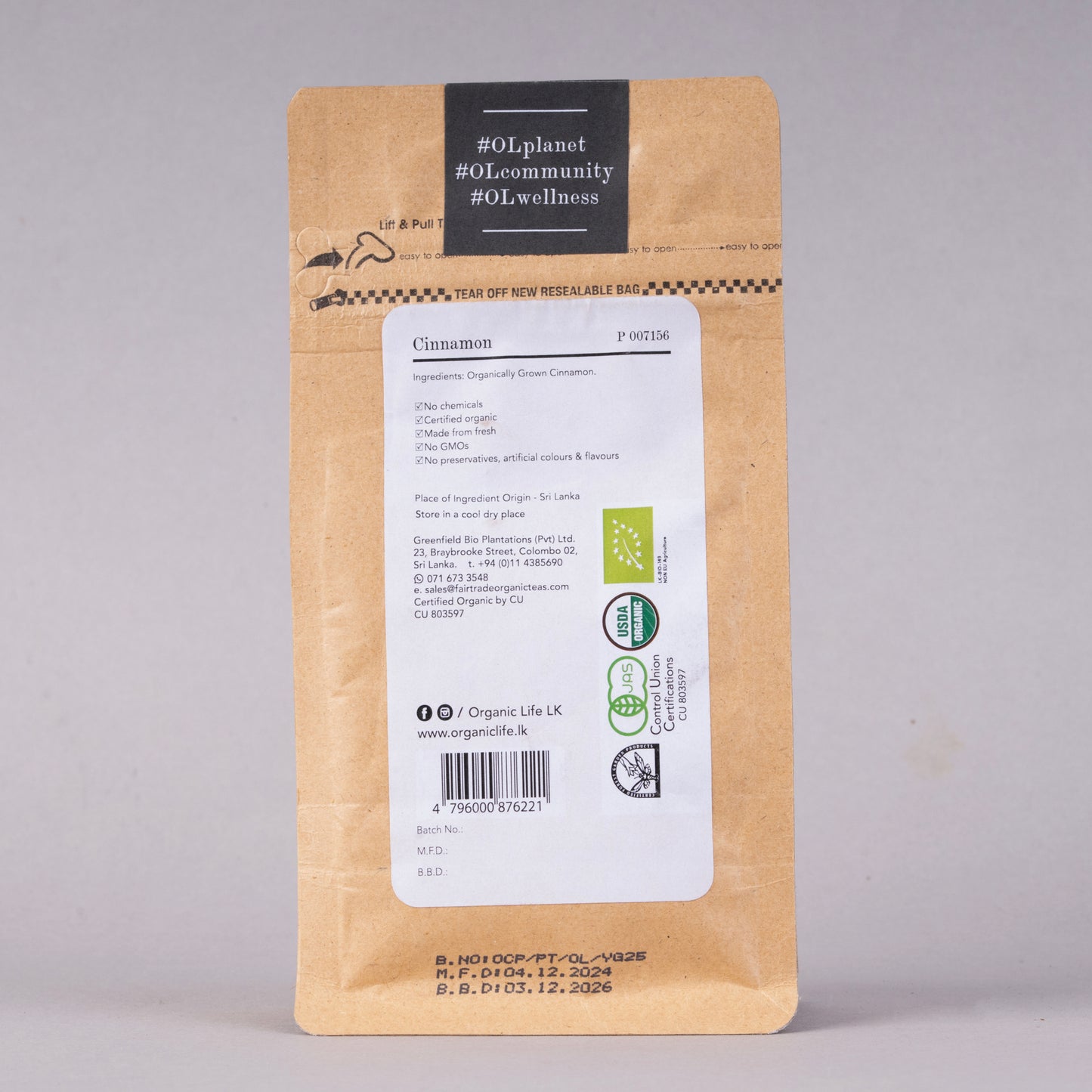 Organic Ceylon Cinnamon Powder