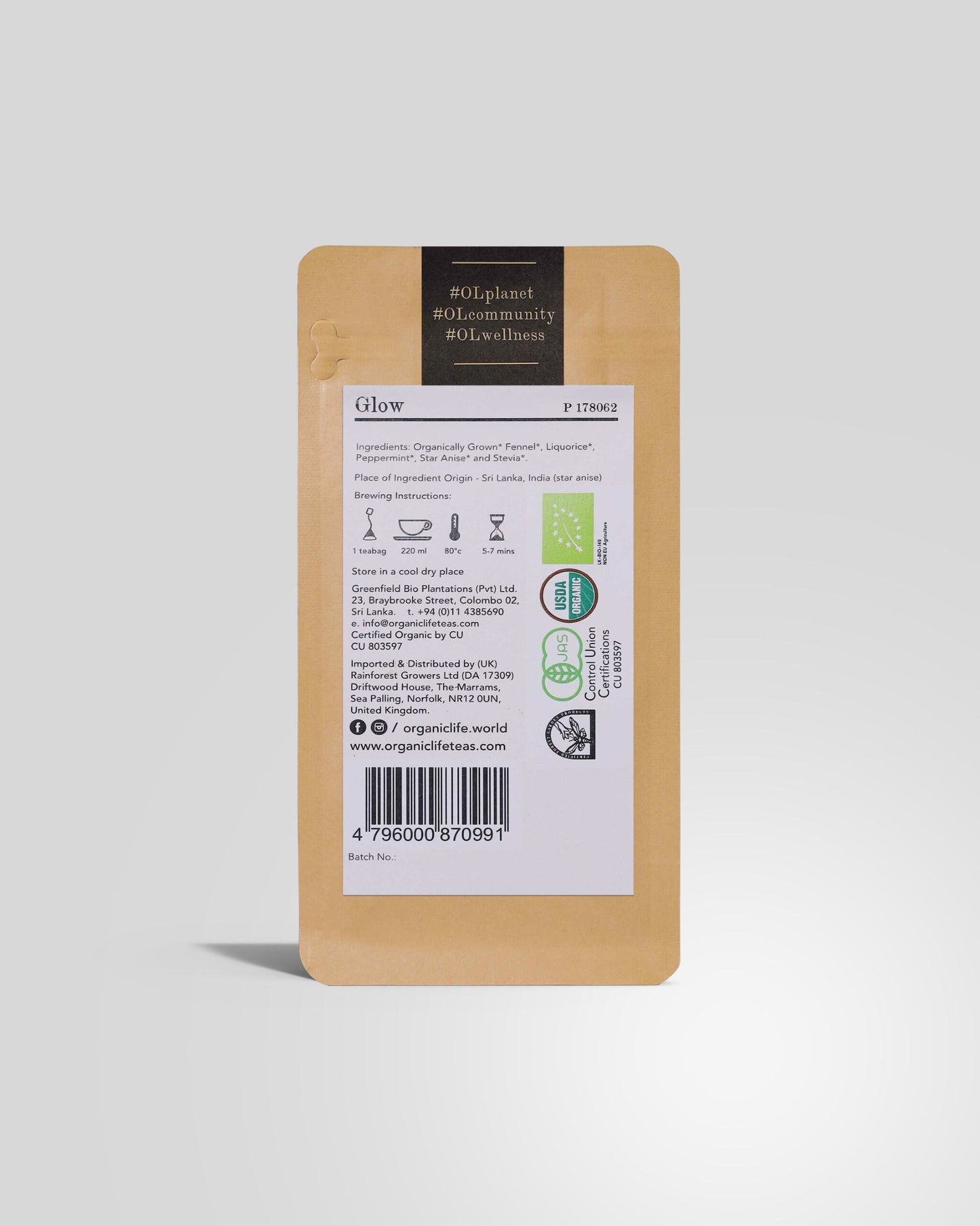 Organic Glow Tea