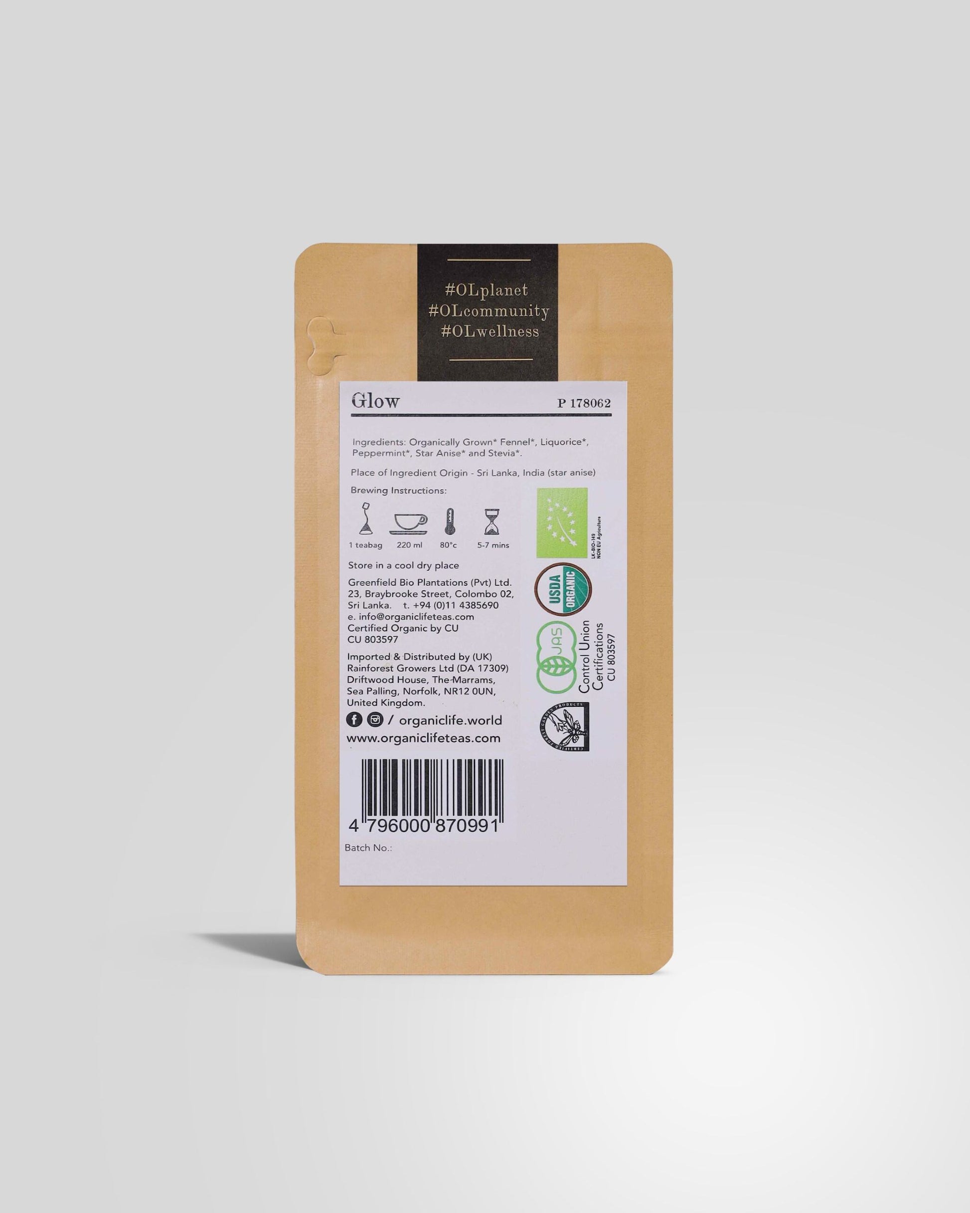 Organic Glow Tea
