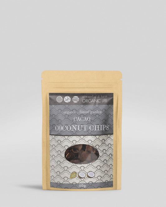 Coconut chips with  Cocoa