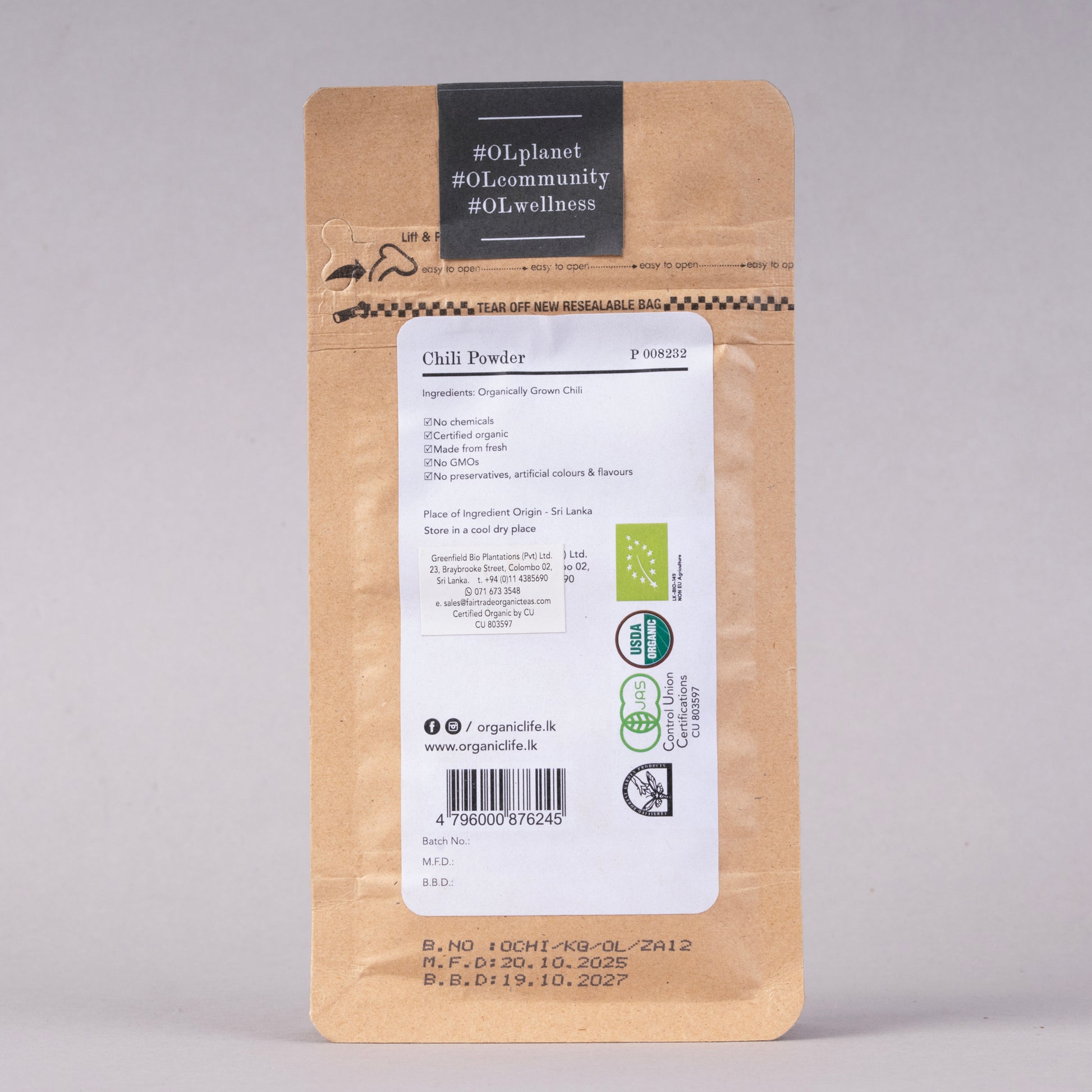 Organic Ceylon Chili Powder