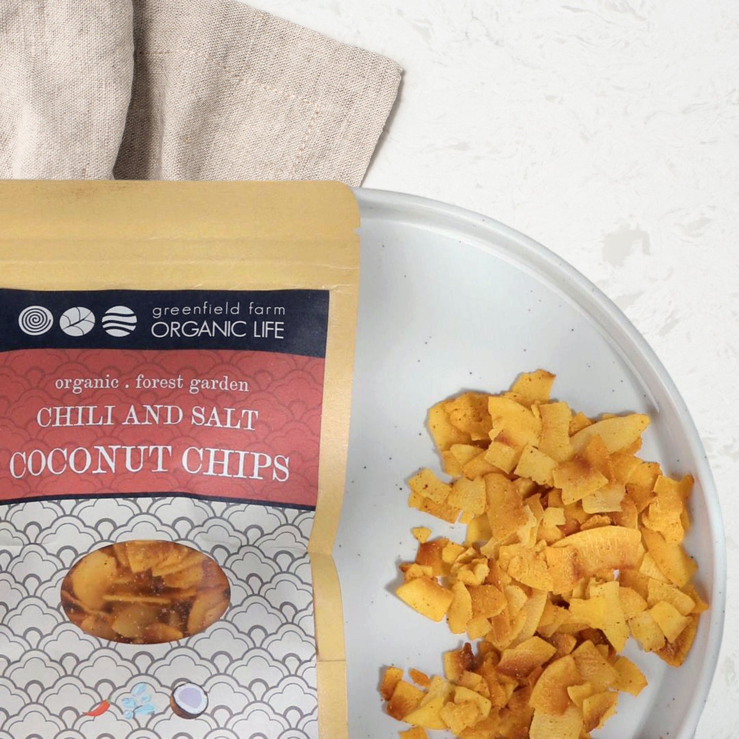 Coconut Chips Chili & Salt Mixed
